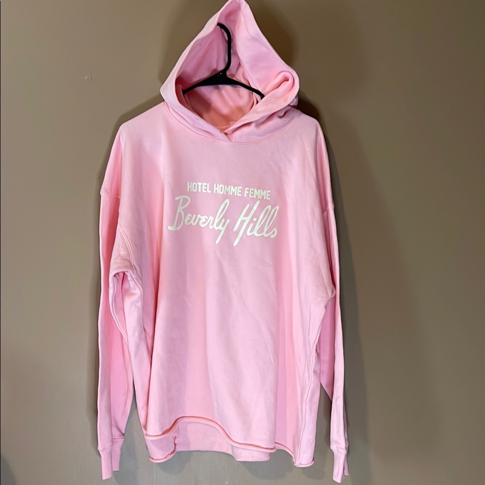 Hotel Homme Femme Pink Hoodie - Picture 2 of 7